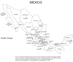 Printable map of the usa for all your geography activities. Mexico Map Royalty Free Clipart Jpg
