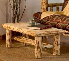If you enjoy adding an outdoorsy and rustic look to your home, you'll love this birch log coffee table. Log Edged Birch Top Coffee Table 48 Lodgecraft