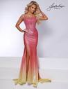 Johnathan Kayne 2648 - Ombre Scoop Neck Evening Gown – Couture Candy