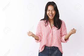 Maybe you would like to learn more about one of these? Yeah Baby I Did It Happy Celebrating And Triumphing Woman Feeling Carefree And Delighted As Winning