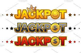 Jackpot Wins Money Gamble Winner Text Shining Symbol Isolated On White Win Money Jackpot Gambling
