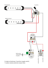 Easy to read wiring diagrams for electric guitar and bass wiring modifications including custom switching mods, volume and tone mods and more. Wiring Up A Couple Of Pickups And Controls The Basics Warman Guitars
