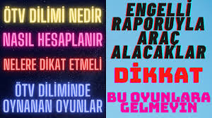 Motosiklet ötv ve kdv hesaplama. Otv Dilimi Nedir Nasil Hesaplanir Nelere Dikkat Etmeliyiz Engelli Raporuyla Arac Alacaklar Dikkat Youtube