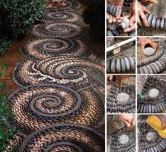 Ideally, the colors should be pleasing to your eye and fit in well with your plants and flowers. Garden Landscape Design Eye Catching Garden Path Ideas From Pebbles