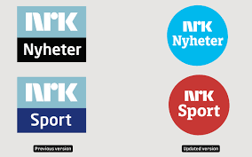 Nyheter om logo fra den norske pressen. Nrk Logotype Lettering Typetogether