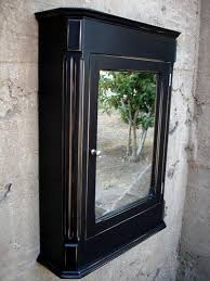 This solid wood medicine cabinet is a uniquely fashioned frame with innovative side sliding storage that reveals shelf storage with a lid so your… this is a handmade mirrored medicine cabinet with a shelf made from reclaimed wood its 31 inches tall 26 1/4 wide and5 1/2 inches deep. Ludwig Medicine Cabinet Antique Black Finish Surface Mount Etsy