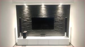 Fernsehwand Selber Bauen Naturstein Verblender Naturliche Wohnzimmer Verblender