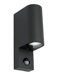 marvin 7w led up down outdoor wall light with sensor graphite mxd461 outdoor wall lighting motion sensor lights outdoor wall lights