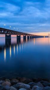Stroemsund beautiful city of sweden wallpapers. Sweden Bridge Night The Iphone Wallpapers Bridge Wallpaper Places Around The World Sweden