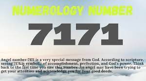 Numerology Number 7171 Numerology Numerology Numbers Angel Number Meanings