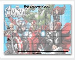Free Printable Avengers Behavior Chart From Craft Tacular