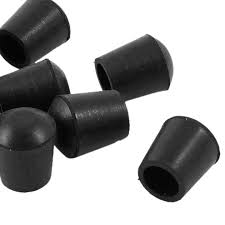 meof rubber cover chair table leg recessed feet pads 20 x 23mm 10 pcs black table legs foot pads furniture legs