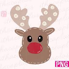 Reindeer Clipart Png Files For Sublimation Christmas Etsy Custom Teacher Appreciation Gifts Reindeer Drawing Reindeer Craft