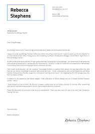 For subject teachers, montessori teachers, art teacher, sports teacher, physics, chemistry, biology, maths teacher, music teacher and special education teachers like speech therapist, physiotherapist, psychologist and related fields.sample job application for teacher with experience. Biology Teacher Cover Letter Template Kickresume