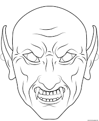 1222x1071 luxury vampire coloring pages coloringsuite free coloring pages. Vampire Mask Outline Halloween Coloring Pages Printable