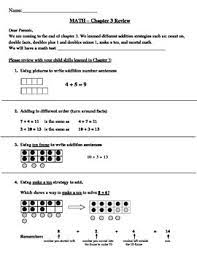 This page has a collection of color by number worksheets appropriate for kindergarten through. Go Math 1st Grade Chapter 3 Assessment Worksheets Tpt