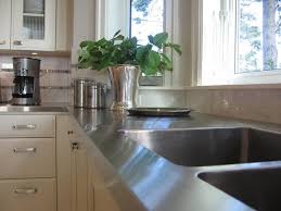 stylish metal kitchen countertop ideas