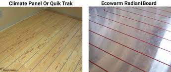 They can be very well combined with other heatings such as heating floors or convectors. Ecowarm Radiantboard Compared To Climate Panel Quik Trak