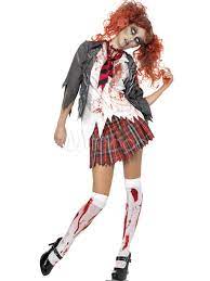 Halloween Zombie School Girl Costume Cosplay Halloween Zombie School Girl School Girl Costume Halloween Zombie Schoolgirl Costume