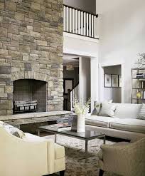 Fireplace Design With Stone Walls I Love The Look Of This Family Room Photo Only Beautiful Living Rooms House Styles Home