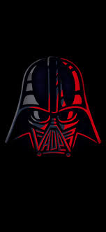 Darth Vader Oled Wallpaper Iphone Heroscreen Cool Wallpapers Star wars darth vader wallpaper, logo, black, white background.