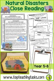 Natural Disasters Reading Comprehension Passages And Question These Natural Disaste Reading Comprehension Passages Reading Comprehension Comprehension Passage