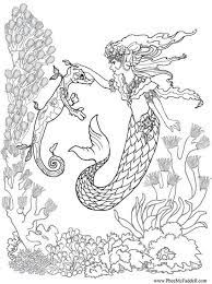 Icolor Mermaids Sirena 558 750 Paginas Para Colorear De Hadas Dibujos Para Colorear Adultos Sirena Realista