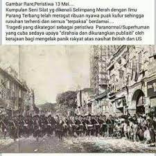 Yang telah merenggut nyawa sebanyak 184 orang. 13 Mei Angka Sejarah Tanah Melayu Dacs Pulau Pinang Facebook