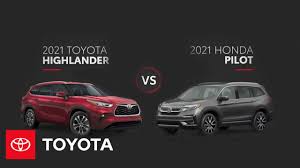 Pilots are currently manufactured in lincoln, alabama, and the pilot was produced in alliston, ontario until april 2007. 2021 Toyota Highlander Vs 2021 Honda Pilot All You Need To Know Toyota Youtube