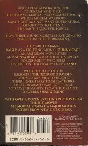 Mortal kombat is a 1995 american fantasy martial arts action film written by kevin droney, directed by paul anderson, produced by lawrence kasanoff, and starring robin shou, linden ashby. Mortal Kombat 1995 Movienovelizations Com