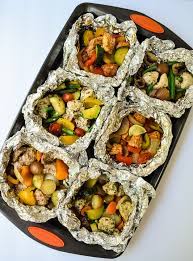 Everything steams together and cooks evenly, leaving you with a complete meal and zero dishes to wash. Mix Match Chicken Foil Packets Whole30 Paleo Keto Tastythin