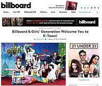 billboard k town wikipedia