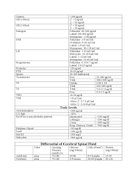 Normal Lab Values Chart Sample Free Download