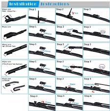 Peugeot 107 Parts Godyear Wiper Blade Size Chart Wiper Blade