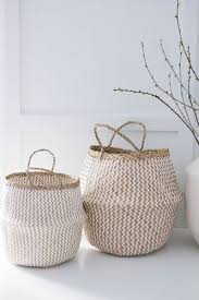 Unsere aufbewahrungskörbe haben ein zeitloses design, sodass sie in jeden. Seegras Korb Geflochtet Mit Henkel Natur Weiss Klein Korb Korb Aufbewahrung Aufbewahrungskorbe