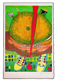 Klick das bild blue blues von friedensreich hundertwasser an, um die druckversion zu sehen, oder. Hundertwassers Magisch Phantasievolle Welt Im Schloss Britz Facetten Magazin Neukolln