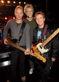Sting Stewart Copeland And Andy Summers Police Andy Summers The Police Band
