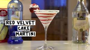 Beat in the remaining 1/4 cup baileys red velvet. Red Velvet Cake Martini Tipsy Bartender Youtube