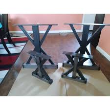 Send us your design and we'll return a free quote. Set Of 2 Steel Bench Legs Steel Dining Table Legs Industrial Metal Table Legs Black Matte Shopee Malaysia