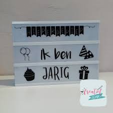 Lightbox Verjaardag Creatief En Kado Kado Traktatie Shop