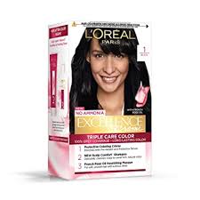 Contains colour gel, developer cream and colour mask. Buy L Oreal Paris Excellence Creme Hair Color 1 Black 72ml 100g Online At Low Prices In India Amazon In