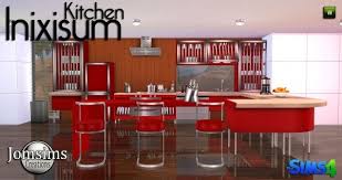 Jom Sims Creations Inixium Kitchen Sims 4 Downloads Sims Kitchen Sims 4 Update