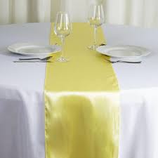 Very please with the quality and fabric. Yellow Table Runners Tableclothsfactory