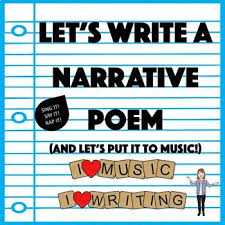 Narrative Poetry Put To Music Narrative Poetry Poetry Lessons Narrative Poem