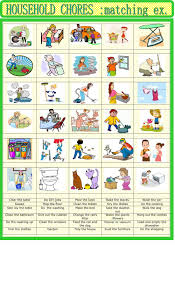 Household Chores Interactive And Downloadable Worksheet Check Your Answers Online Or Send Them To Your Te Household Chores Esl Worksheets For Beginners Chores