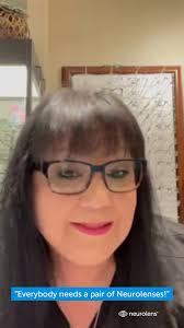 “I haven’t taken any of my headache medicine. I’m happy, I feel better, my  general health is better. Everyone needs a pair of Neurolenses.”, Find a  provider at the link in bio