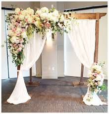 Wedding Arch White Ceremony Backdrop Arch Decoration Wedding Wedding Arch Flower Wall Wedding