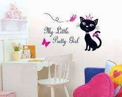 Black Cat Wall Stickers Modern Interior Decorating Ideas Wall Stickers Home Room Themes Diy Wall Decals