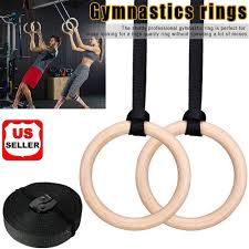 Emerge wooden olympic gymnastics rings. Gymnastic Rings With Adjustable Straps Wood Gymnastic Rings Olympic Wood Rings With Adjustable Straps Heavy Duty Gym Equipment For Home Train Workout Strength Training Pull Ups Walmart Com Walmart Com