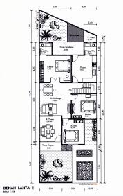 Denah rumah satu ini terbilang cukup minimalis, terdiri dari 2 kamar tidur, 1 ruang makan, 1 ruang ruang keluarga, 1 dapur dan 1 kamar mandi. Denah Rumah Profesi Dokter Terbaru Rancanghunian